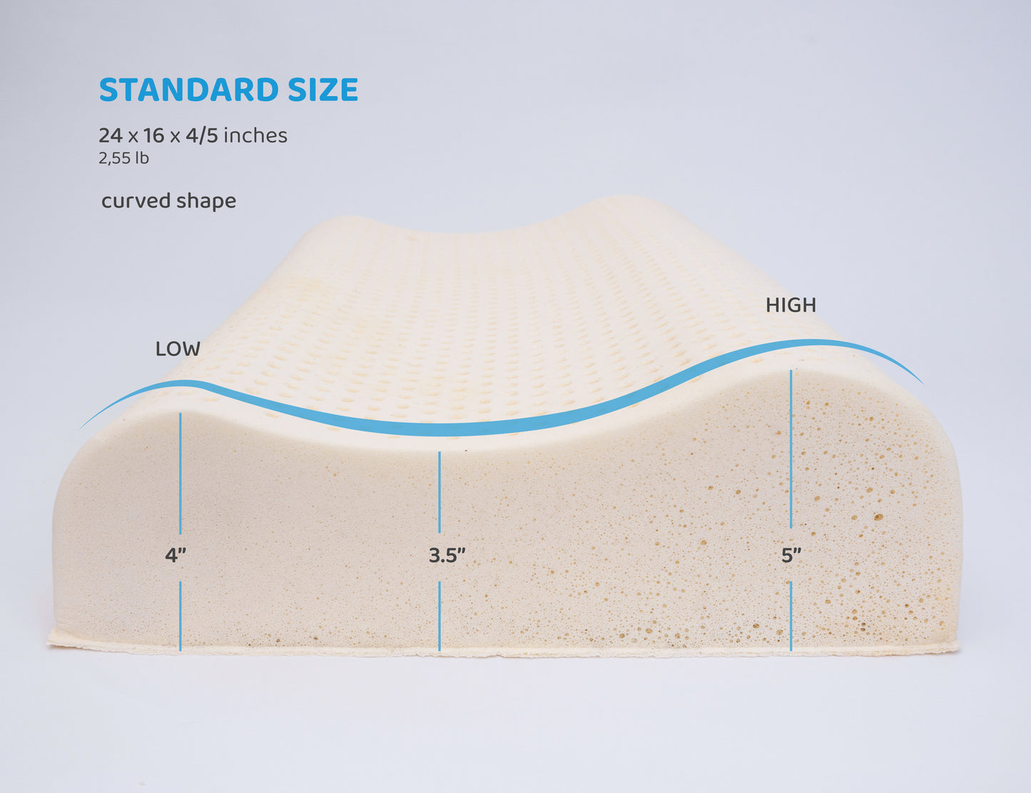 Contour Natural Latex Pillow